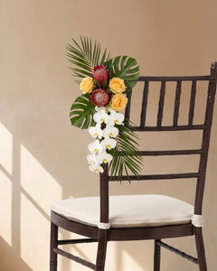 Décoration de chaise "Tropicale"